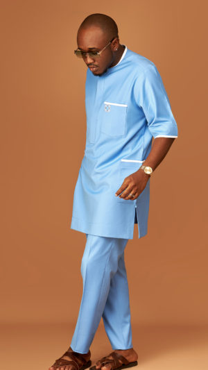 Water Blue Sapphire Encrusted