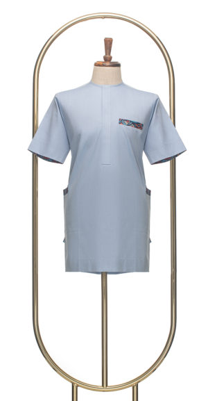 Baby Blu Silk Detail