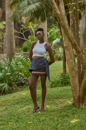 Asooke-linen mix mini skit