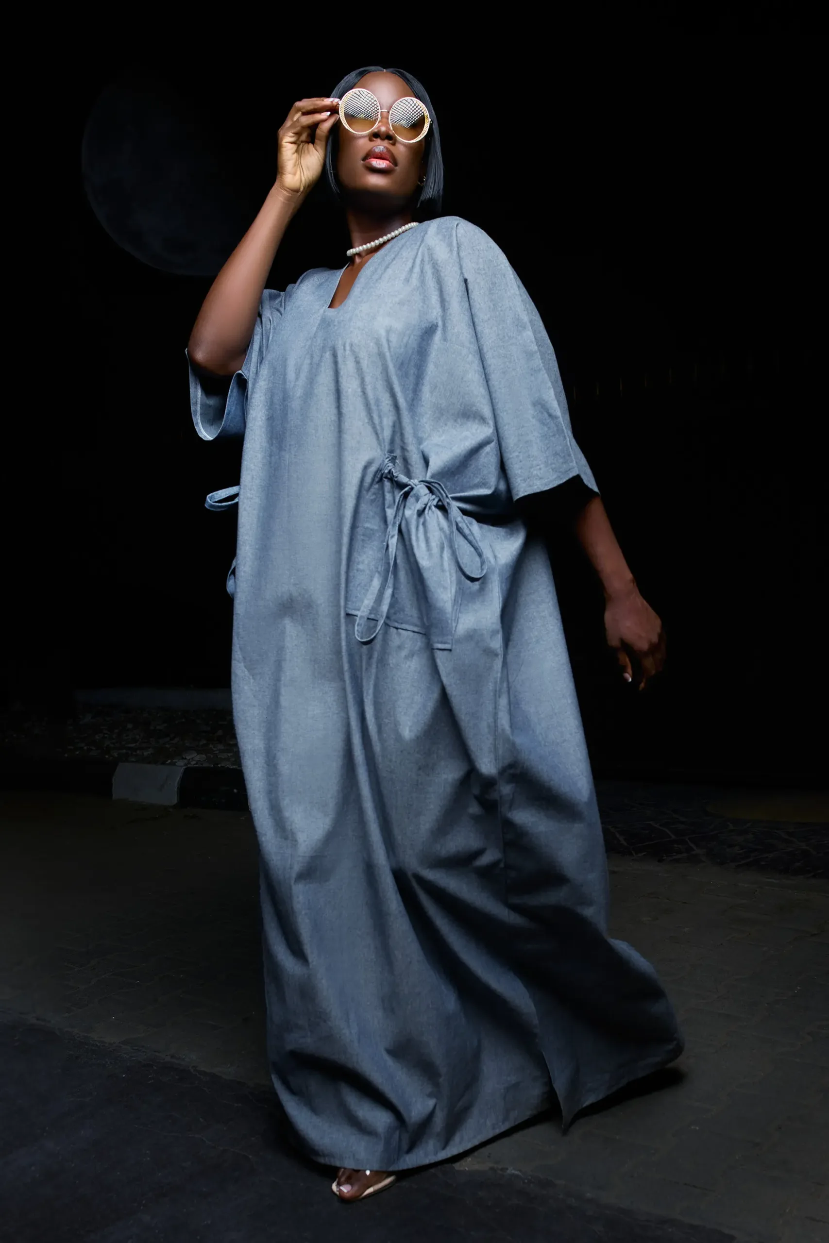 Grey Swiss Linen Bou-Bou