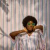 Josephine pin stripe linen bou-bou