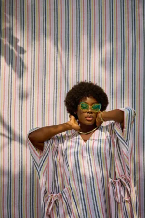 Josephine pin stripe linen bou-bou