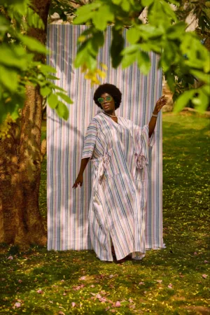 Josephine pin stripe linen bou-bou