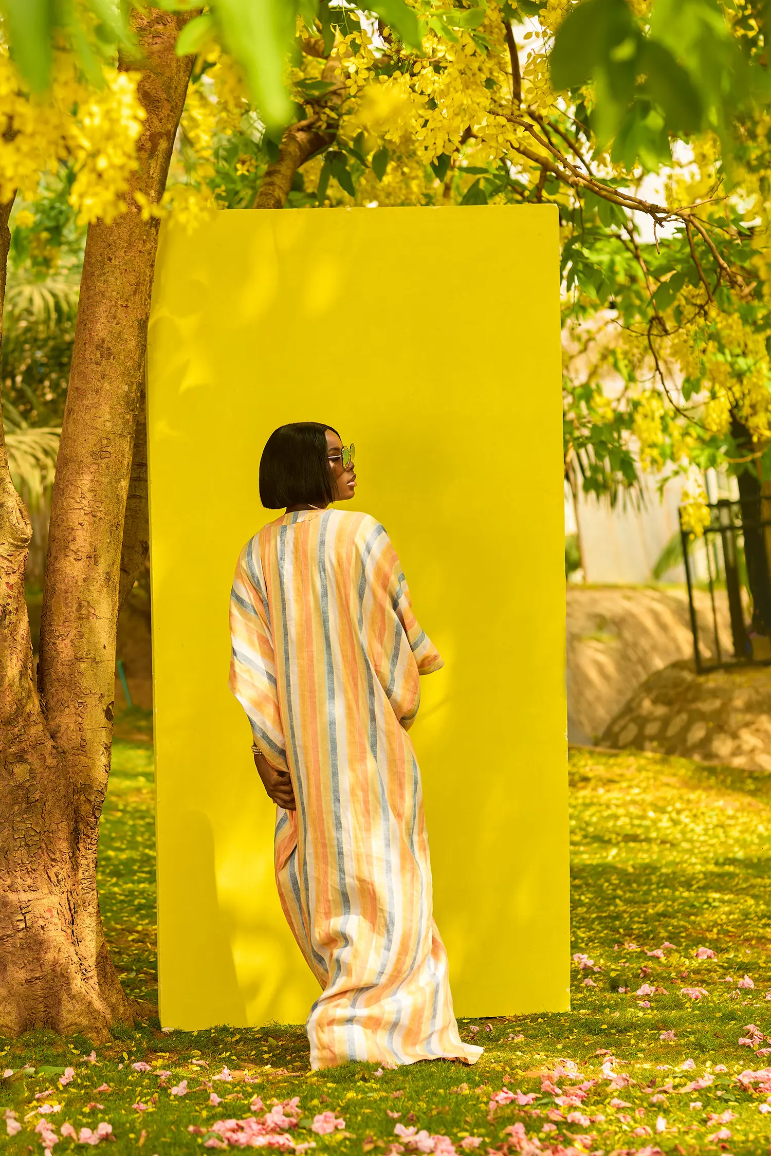 Rainbow linen bou-bou