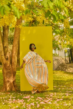 Rainbow linen bou-bou