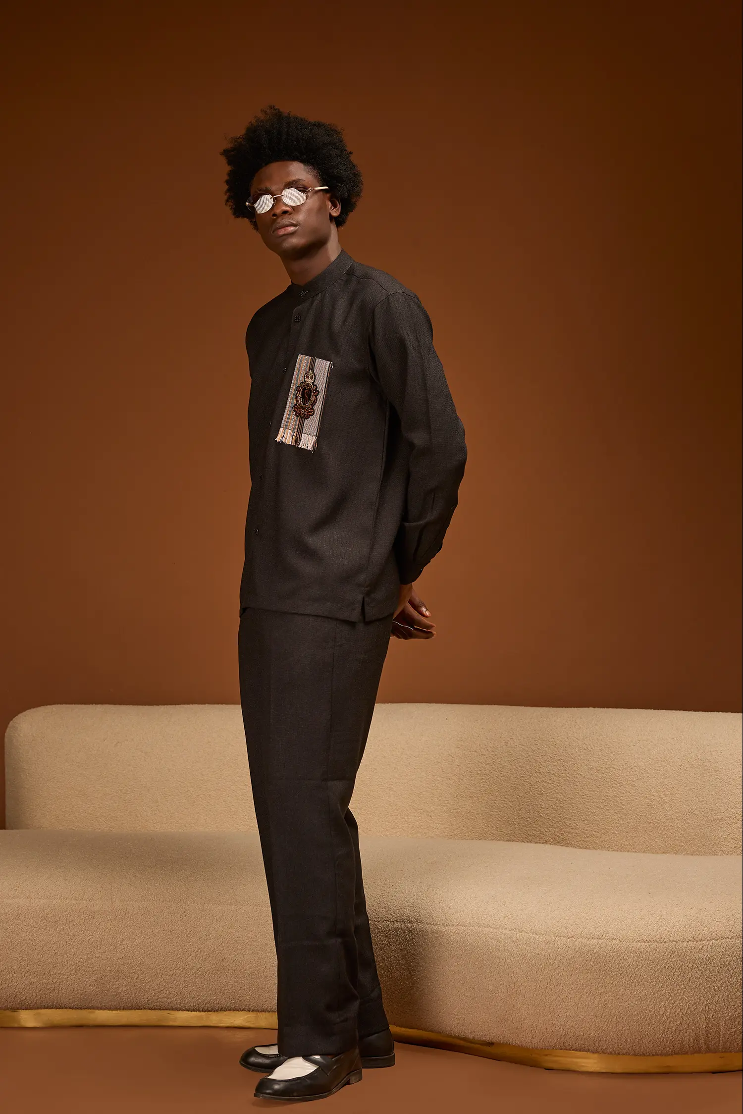 ST-Old Black B/D/S Linen Loungewear
